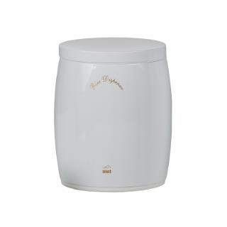 سطل برنج بدون پیمانه خمره ای سفید فلزی