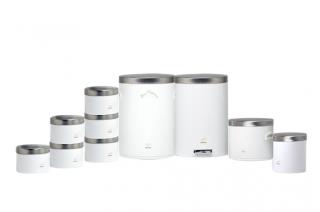 سرویس جهیزیه 10 پارچه سفید در استیل