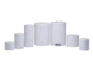 سرویس جهیزیه 10 پارچه سفید در پلیمری