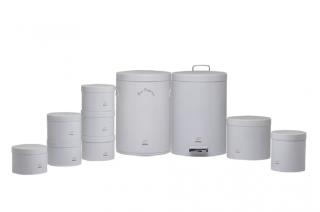 سرویس جهیزیه 10 پارچه سفید چروک در فلزی