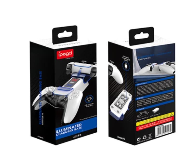 پایه شارژر چراغدار دسته برند PlayStation5_IPEGA