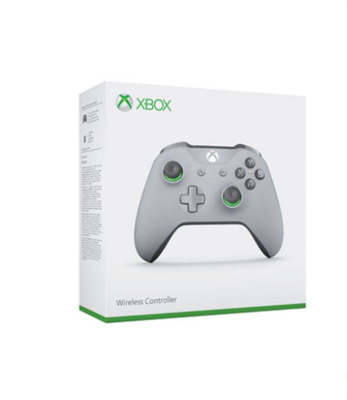 دسته Xbox One مدل Gray/Green برند Microsoft