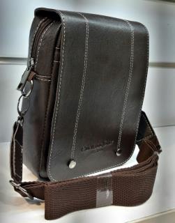 کیف دوشی مردانه طرح چرم