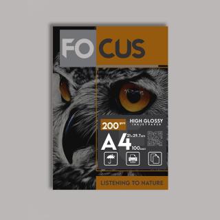 کاغذ A4 فوتوگلاسه ۲۰۰ گرمی focus
