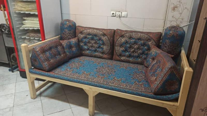 ست کامل ۹تکه پشتی سنتی ترمه شاه نشین در۶ رنگ و با کیفیت درجه یک