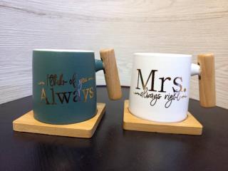 ماگ دسته و رست بامبو 2224