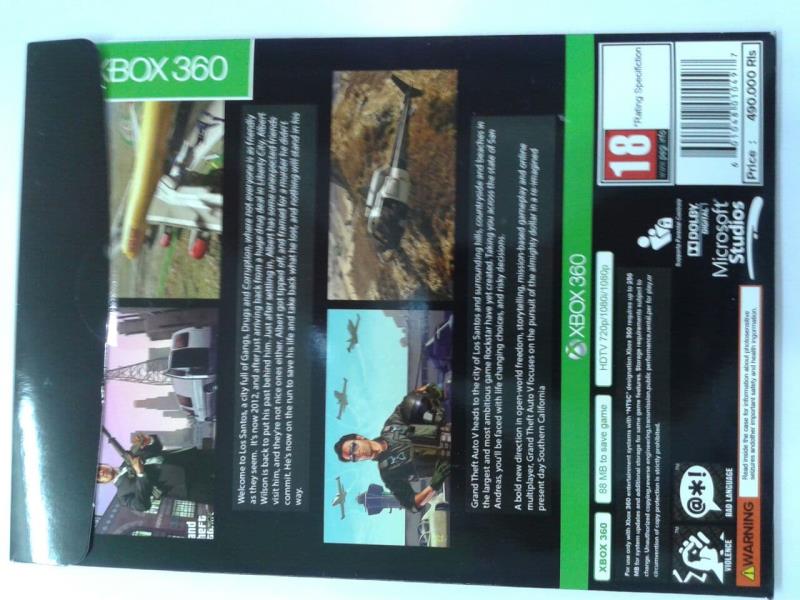 بازی ایکس باکس 360 Grand Theft Auto V