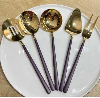 ست  قاشق سرو/ marie ست‌۵پارچه