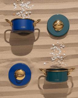 ست قابلمه  neva آبی