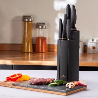 ست چاقو مشکی 6 تکه Karaca Proofcut