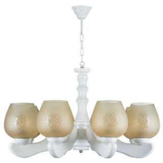 لوستر چوبی ۸ شاخه wt