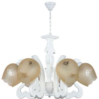 لوستر چوبی ۶ شاخه wt