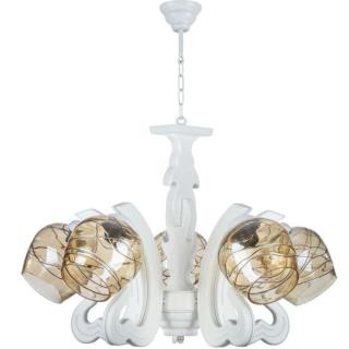 لوستر چوبی ۵ شاخه wt