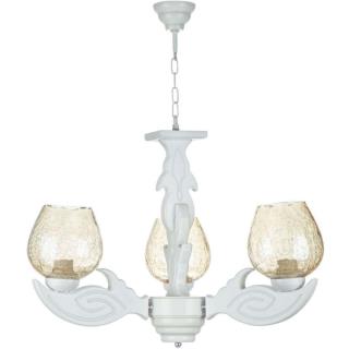 لوستر چوبی ۳ شاخه wt