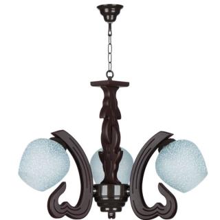 لوستر چوبی ۳ شاخه br