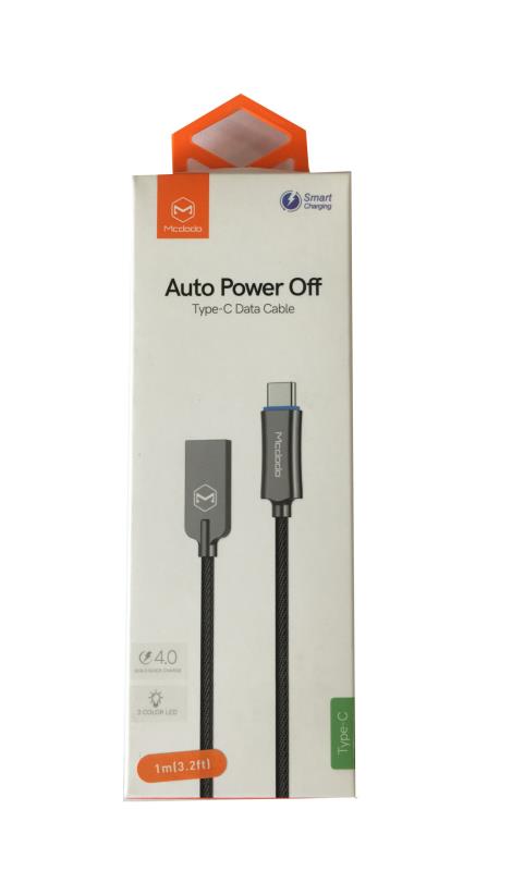 کابل شارژ هوشمند Mcdodo Auoto Power Off Data Cable