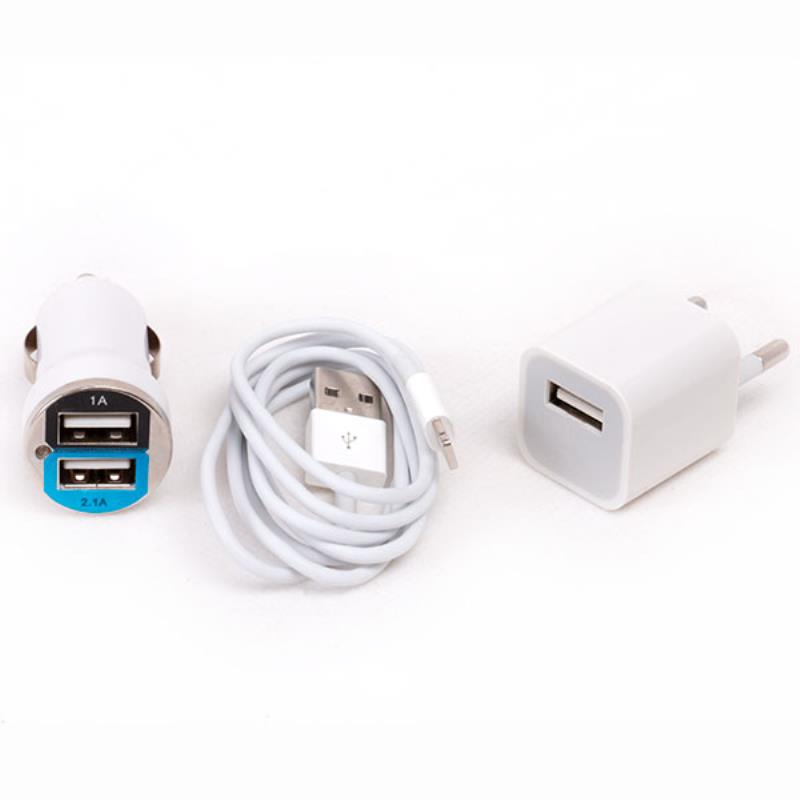 شارژر آیفون Charger Iphone Adaptor & Cable & Car Charger