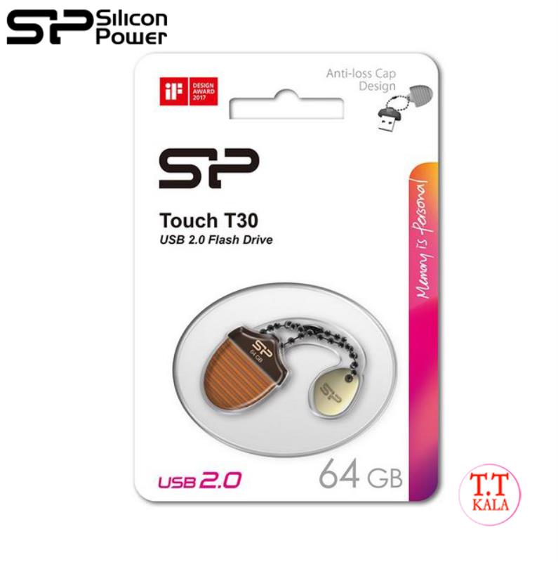 فلش مموری سیلیکون پاور مدل Touch T30 ظرفیت 64گیگابایت