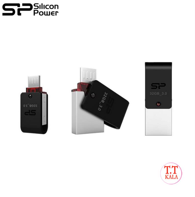 فلش مموری USB3.0 OTG سیلیکون پاور مدل X31 ظرفیت 8 گیگابایت