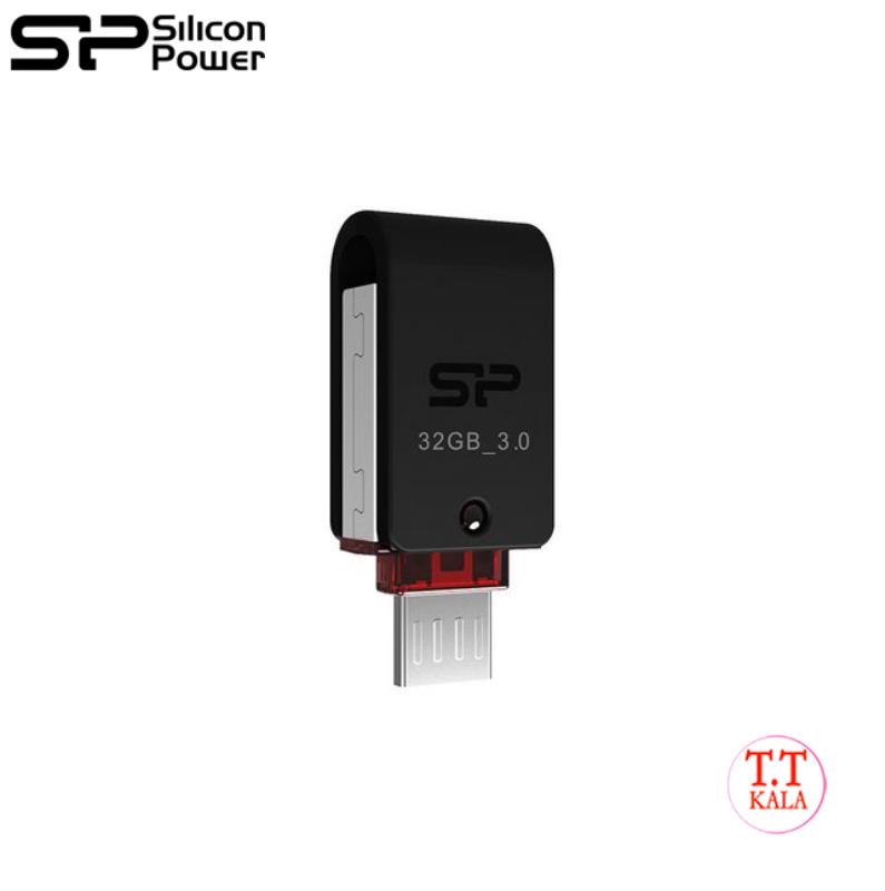 فلش مموری USB3.0 OTG سیلیکون پاور مدل X31 ظرفیت 32 گیگابایت