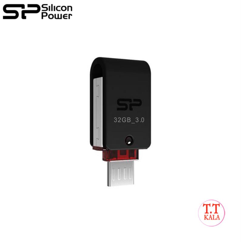فلش مموری USB3.0 OTG سیلیکون پاور مدل X31 ظرفیت 128 گیگابایت