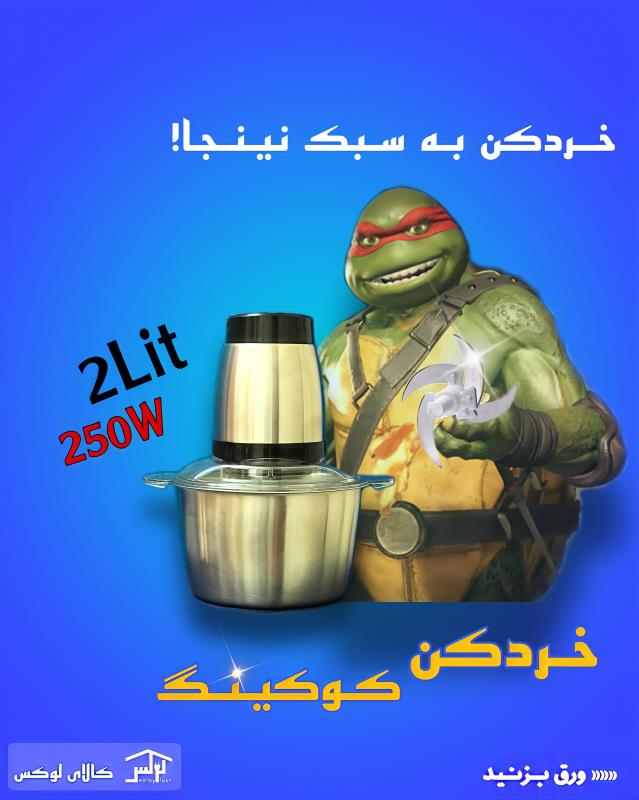 خردکن 2 لیتری 250 وات کوکینگ