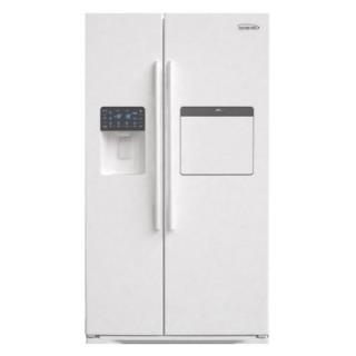 ساید بای ساید الکترواستیل سری Royal چرمی سفید