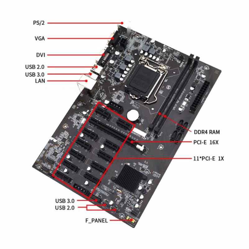 مادربرد OEM مدل B250-B 12P