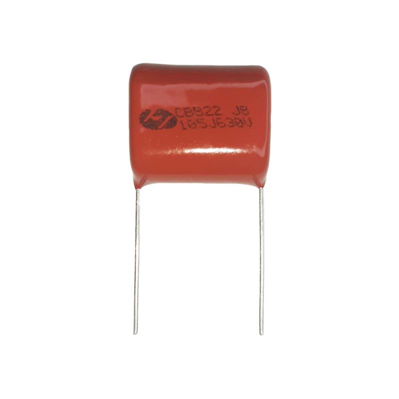 خازن پلی استر 1uf 630v ( بسته 10 عددی )