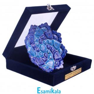 بشقاب میناکاری 20 سانتی با جعبه جیر