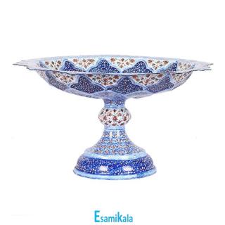 شیرینی خوری پایه دار مینا 25 سانتی