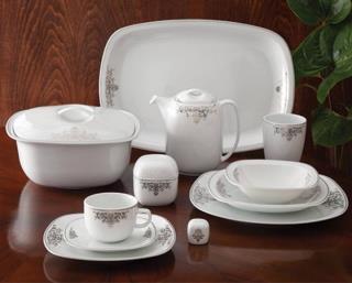 سرویس 98 چینی زرین کواترومونت کارلو پلاتینی درجه عالی