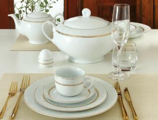 سرویس چینی زرین 102 پارچه هدیه طلایی درجه عالی