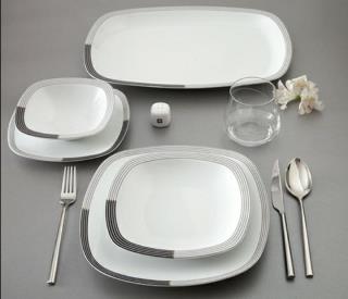 سرویس چینی زرین طرح وگاس اوریت 27 پارچه(درجه یک)