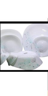 سرویس ارکوپال 26 پارچه مربع بهار سبز