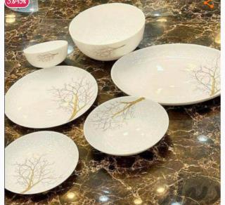 سرویس آرکوپال 26 پارچه درختی طلایی