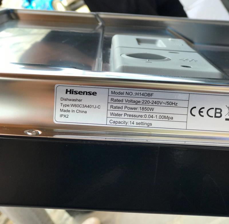 ظرفشویی هایسنس Model; H14DBF Black