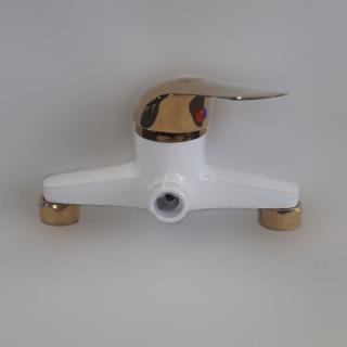 شیر توآلت نیکان مدل سفید دسته طلایی