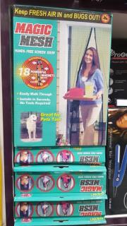 پرده توری درب مجیک مش magic mesh اصل