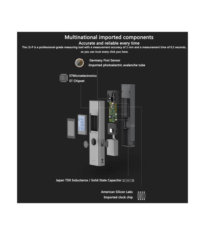 متر لیزری شیائومی مدل Duka LS-P