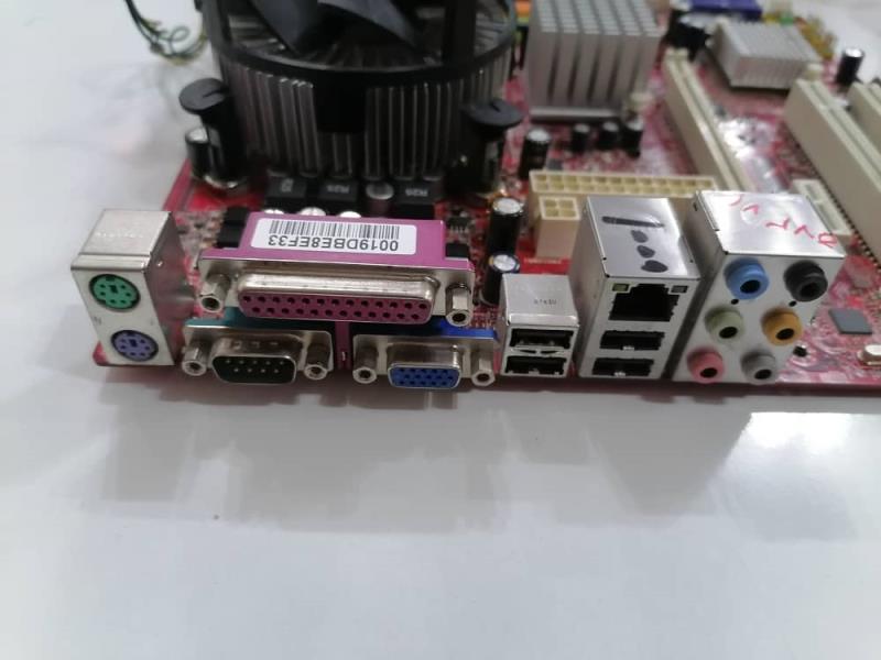 مادربرد DDR2 + cpu + fan