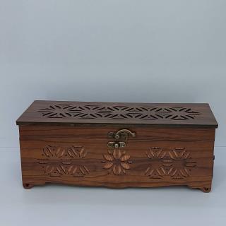 جعبه تی بگ و تنقلات چوبی