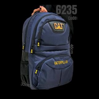 کوله پشتی جا لبتابی دار ضد آب سرمه ای کت