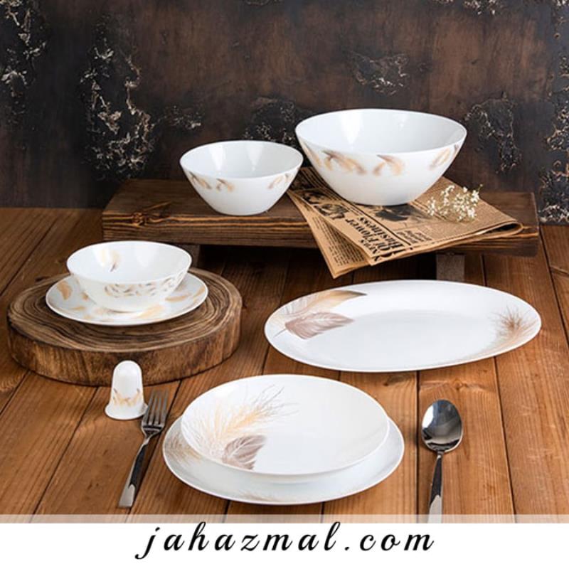 سرویس غذاخوری پارس اپال طرح Peacock کد 921