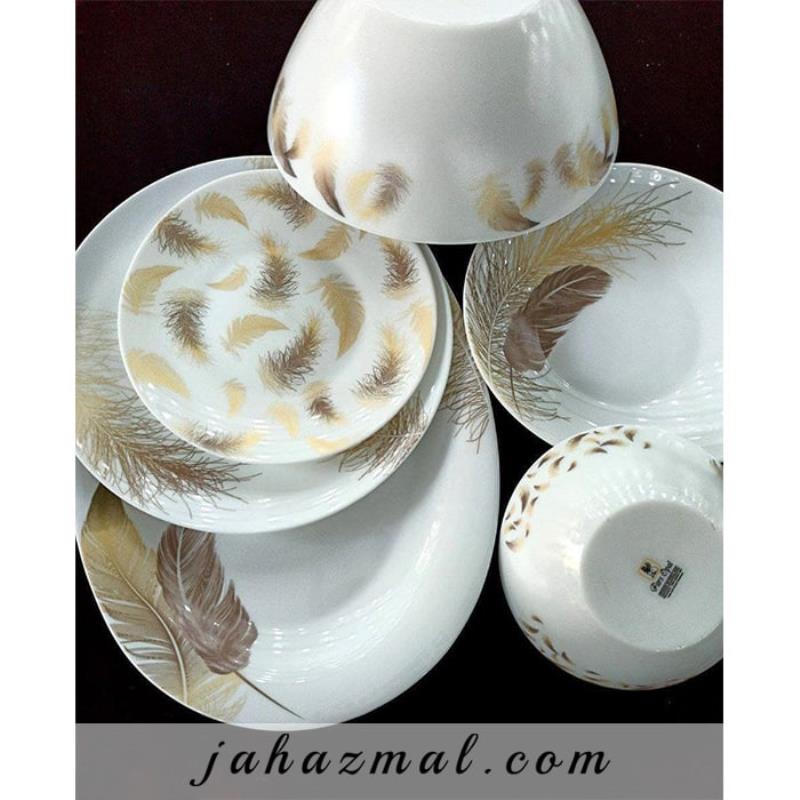 سرویس غذاخوری پارس اپال طرح Peacock کد 921