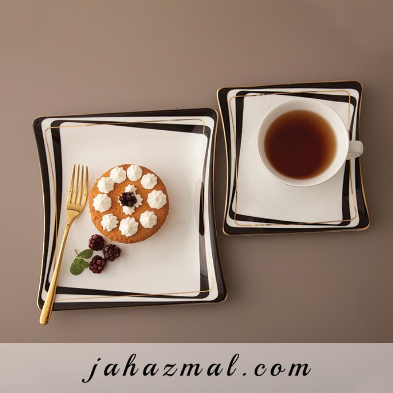سرویس چینی زرین طرح زیبرا 97 پارچه(عالی)