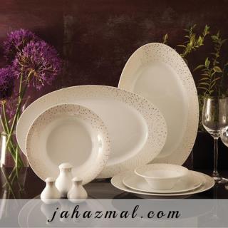 سرویس چینی زرین طرح سان رایز 108 پارچه(درجه یک)