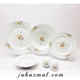 سرویس چینی زرین طرح ویکتوریا 28 پارچه(درجه یک)