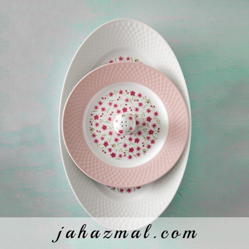 سرویس چینی زرین طرح فلورال 28 پارچه(درجه یک)