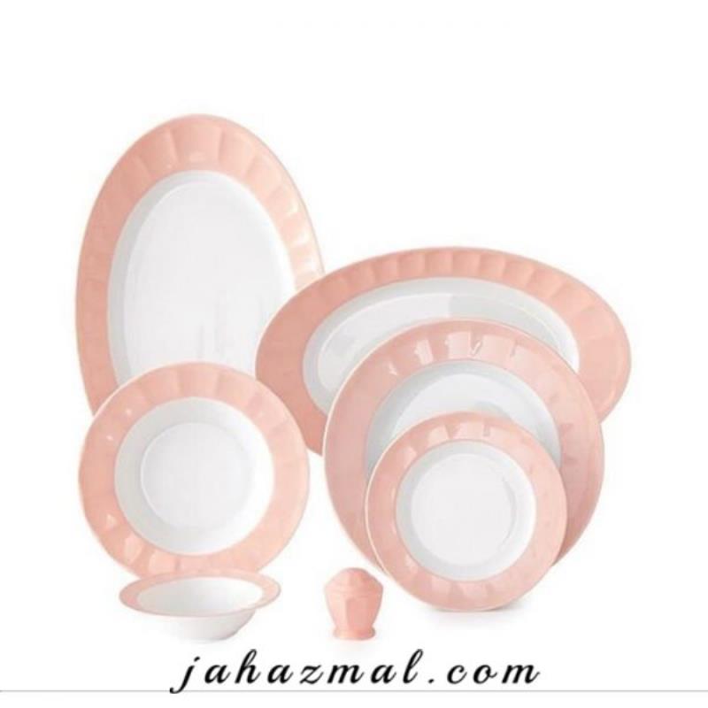 سرویس چینی زرین طرح ماربل 29 پارچه (عالی)